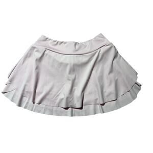 Shein Womens S Bubblegum Pink Stretchy Elastic Athletic Flare Skort